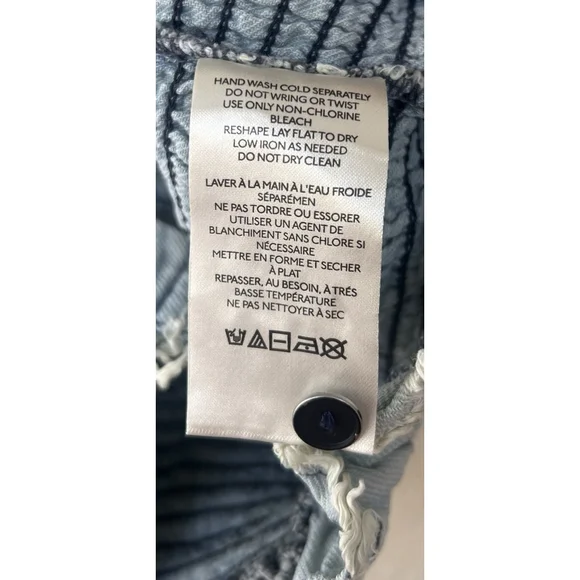 Pilcro Femme Smocked Blouse Milkmaid L Puff Sleeve Boho Western Festival Cottage - Picture 10 of 11